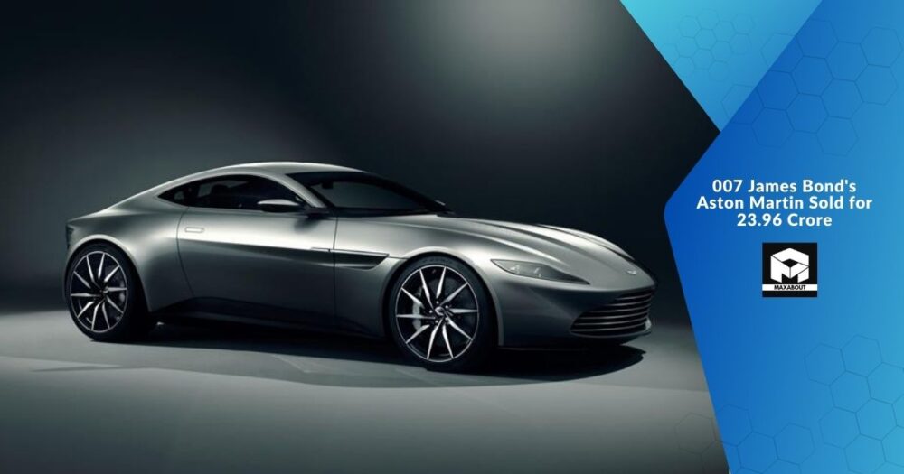 007 James Bond’s Aston Martin Sold for 23.96 Crore