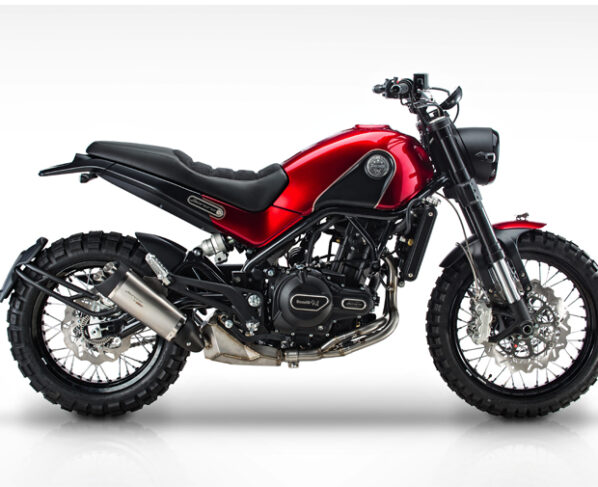 Red - DSK Confirms Indian Launch of Benelli Leoncino Scrambler and BX 250 Motard Red