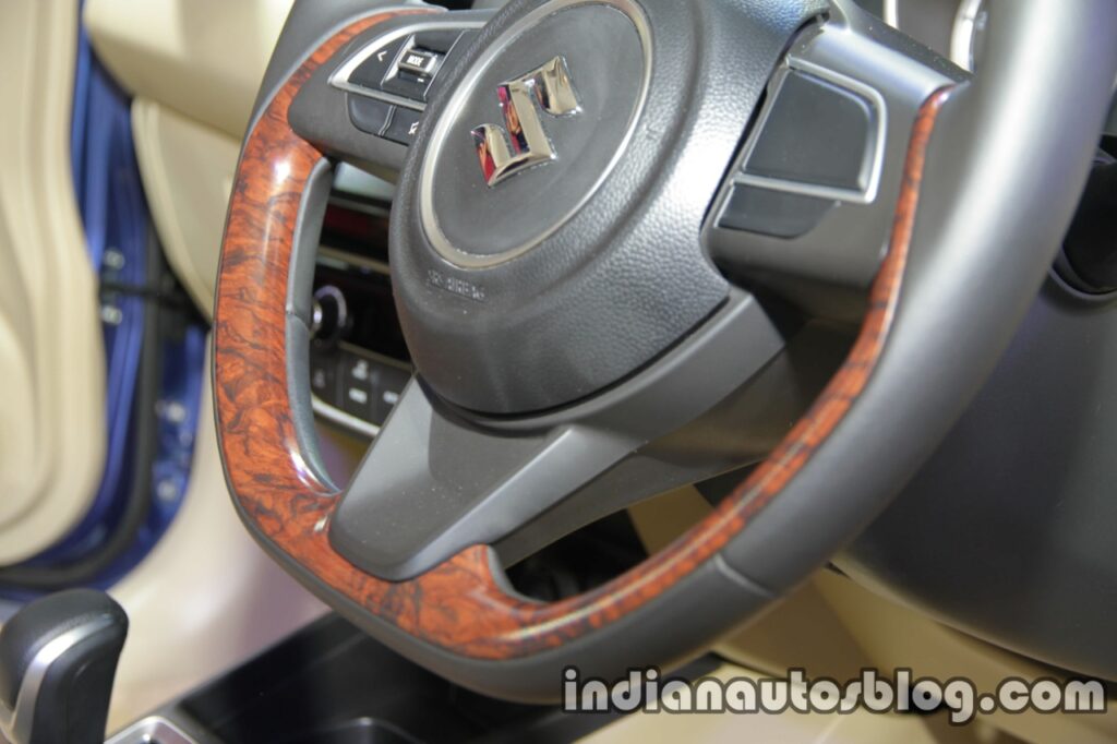 2017-Maruti-Dzire-3rd-gen-wood-garnish-unveiled