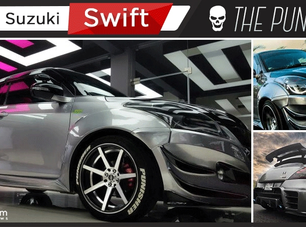 Impressively Modified Maruti Swift 'The Punisher'