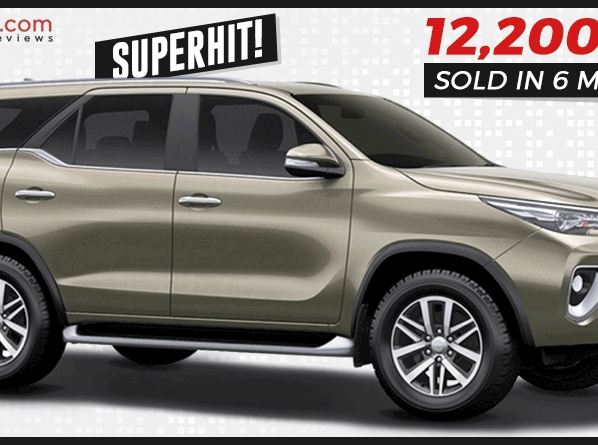 Toyota Fortuner superhit SUV - 12,200 Units of 2017 Toyota Fortuner Sold in 6 Months! Toyota Fortuner superhit SUV