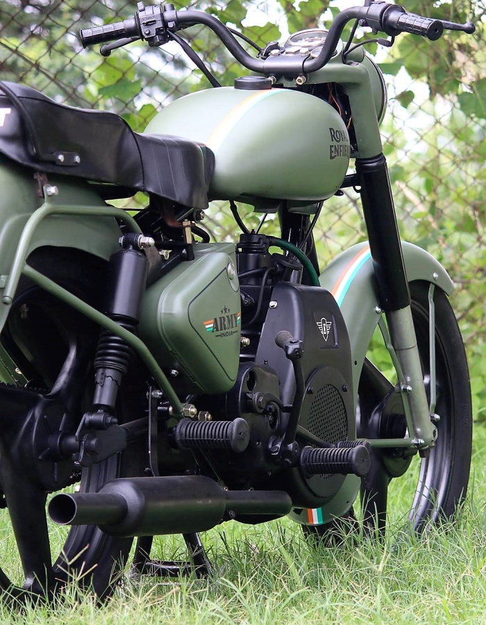 Restored 325cc Royal Enfield Taurus Diesel