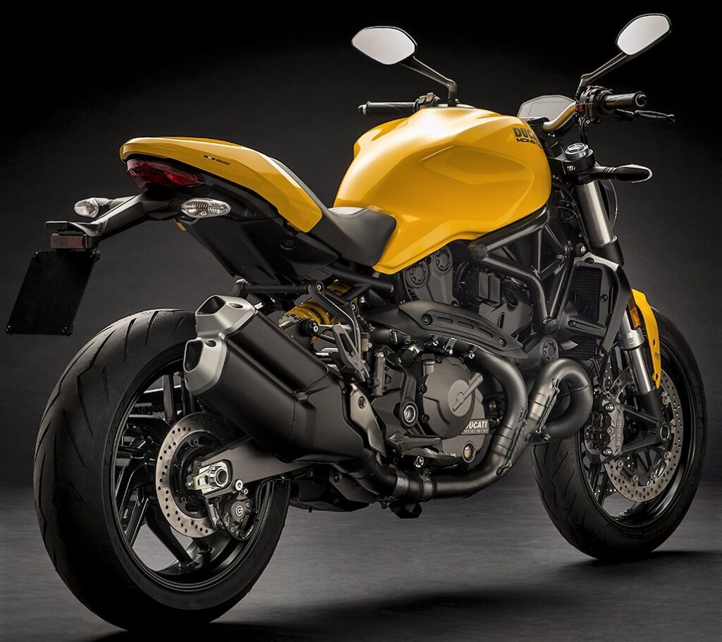 2018 Ducati Monster 821 Rear 3-Quarter