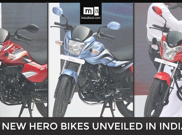 3 New Hero Bikes Unveiled