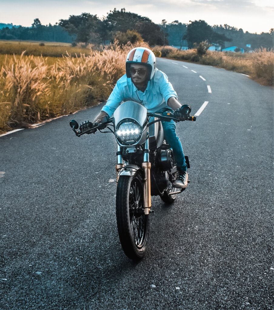 TVS Suzuki Fiero Cafe Racer