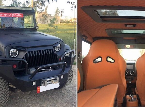 Stealth Black Mahindra Thar