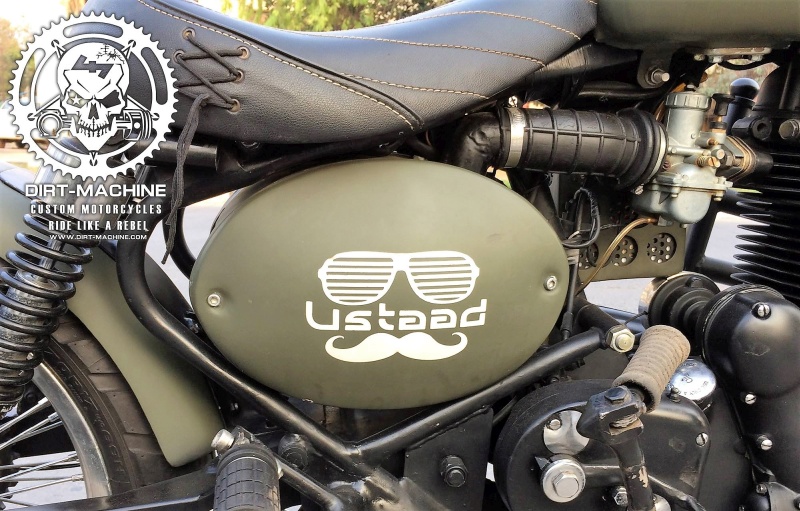 Royal Enfield Ustaad 350 1 - Royal Enfield USTAAD 350 by Dirt Machine Custom Motorcycles Royal Enfield Ustaad 350 1