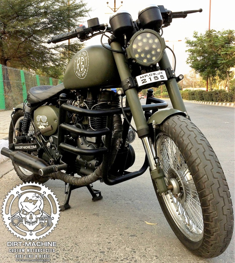 Royal Enfield Ustaad 350 2 - Royal Enfield USTAAD 350 by Dirt Machine Custom Motorcycles Royal Enfield Ustaad 350 2