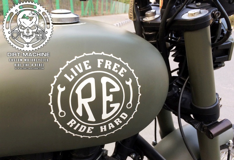 Royal Enfield Ustaad 350 4 - Royal Enfield USTAAD 350 by Dirt Machine Custom Motorcycles Royal Enfield Ustaad 350 4