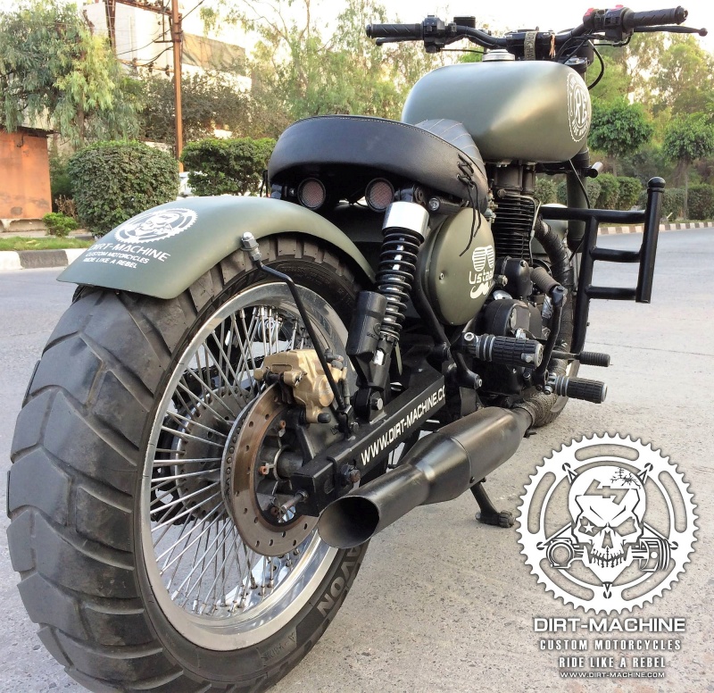 Royal Enfield Ustaad 350 5 - Royal Enfield USTAAD 350 by Dirt Machine Custom Motorcycles Royal Enfield Ustaad 350 5