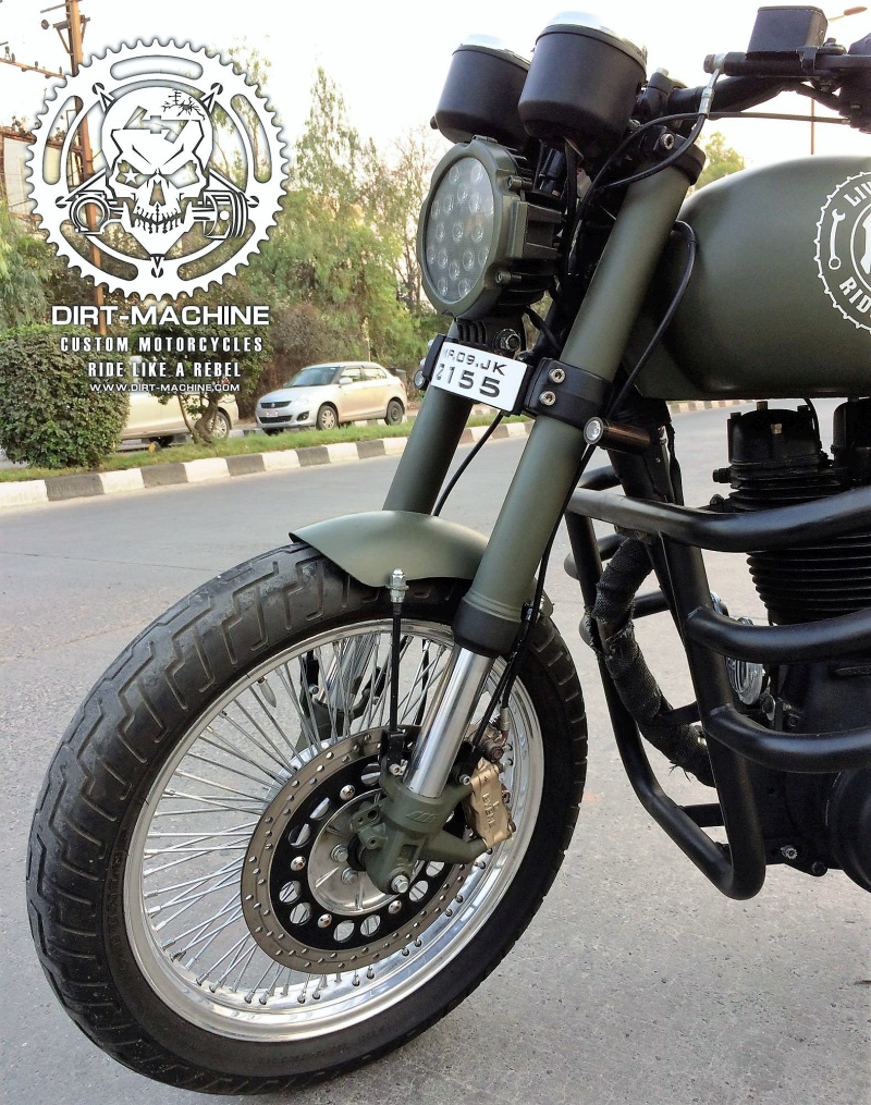 Royal Enfield Ustaad 350 8 - Royal Enfield USTAAD 350 by Dirt Machine Custom Motorcycles Royal Enfield Ustaad 350 8