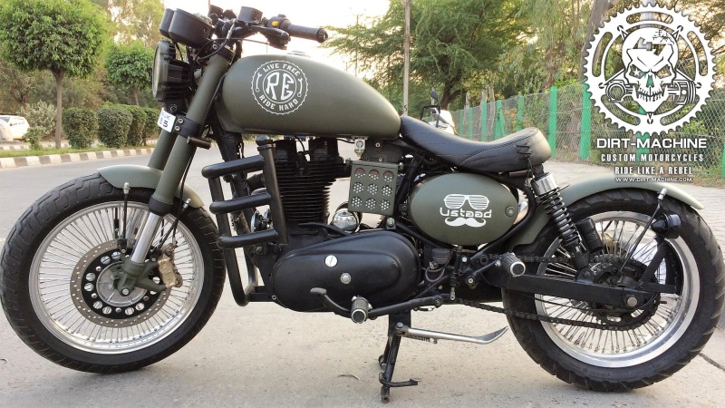 Royal Enfield Ustaad 350 9 - Royal Enfield USTAAD 350 by Dirt Machine Custom Motorcycles Royal Enfield Ustaad 350 9