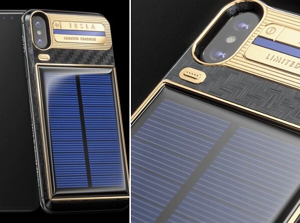 Solar-Powered Tesla Apple iPhone X Unveiled