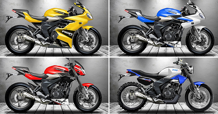 Meet TVS Apache RSR 180, RS 180, RN 180 And SCR 180