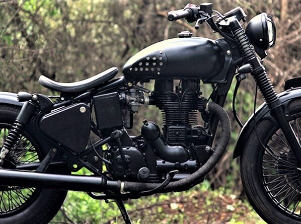 Royal Enfield Electra Bobber - Royal Enfield Electra Bobber 'Matte Black' Edition by JEDI Customs Royal Enfield Electra Bobber