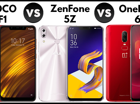 POCO F1 vs ASUS ZenFone 5Z vs OnePlus 6