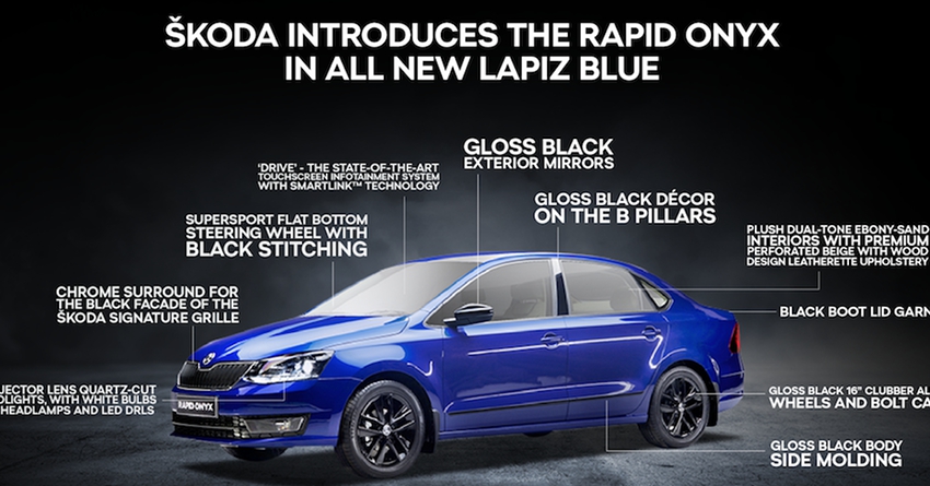 Skoda Rapid Onyx Limited Edition