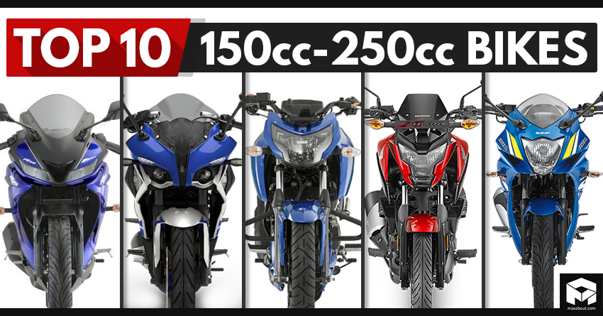 Best-Selling 150cc-250cc Bikes in India