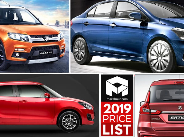 2019 Maruti Suzuki Cars and SUVs Price List