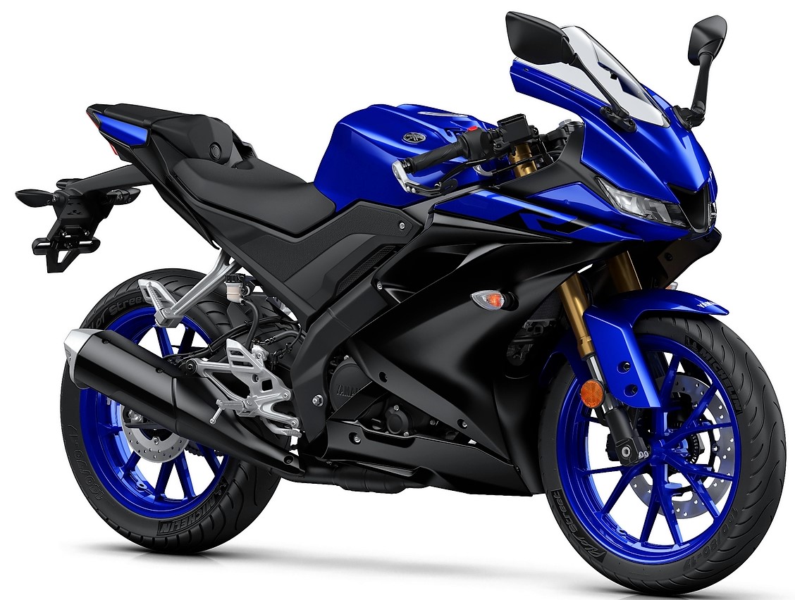 2019 Yamaha YZF R125 EU Yamaha Blue Studio 001 03 1 - INTERMOT 2018: All-New Yamaha YZF-R125 Officially Unveiled 2019 Yamaha YZF R125 EU Yamaha Blue Studio 001 03 1