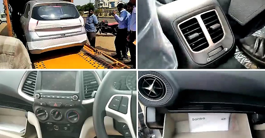 Video: New Hyundai Santro Reaches Dealership, Interior Fully Revealed