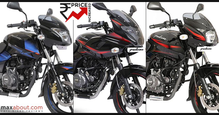 Pulsar 180, 150, 220F Price Hiked Again