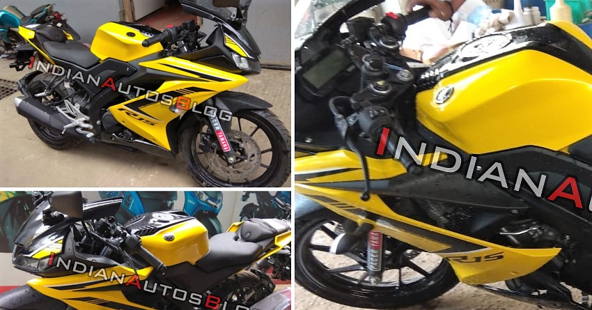 Yellow Yamaha R15 V3