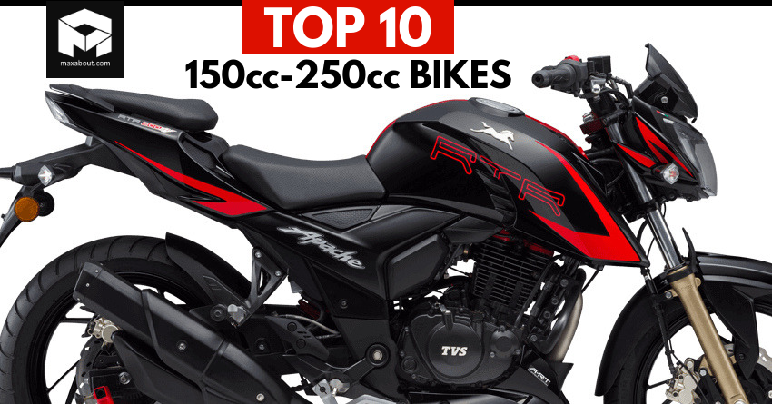 Best-Selling 150cc-250cc Bikes in India