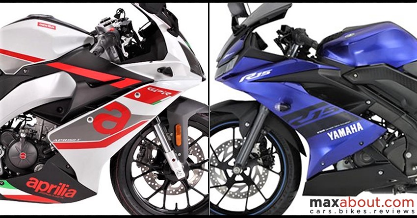 Aprilia GPR 150 vs Yamaha R15 V3