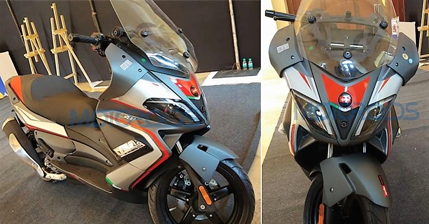 Aprilia SR Max 300 Touring Scooter Spotted