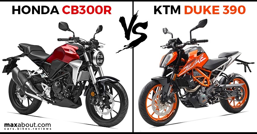 Honda CB300R vs KTM 390 Duke