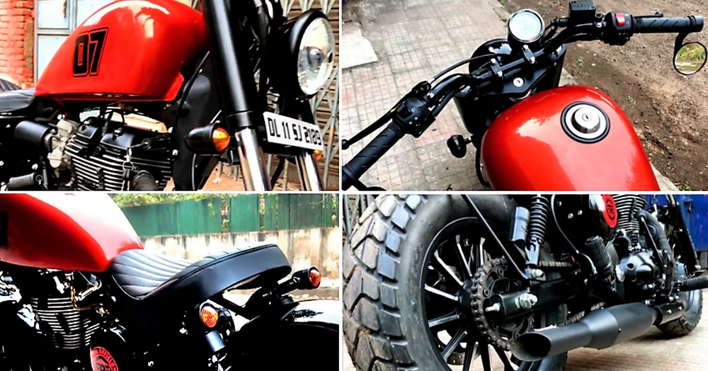 Meet Perfectly Modified 350cc Royal Enfield Thunderbird Bobber