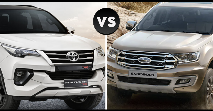 Toyota Fortuner vs Ford Endeavour