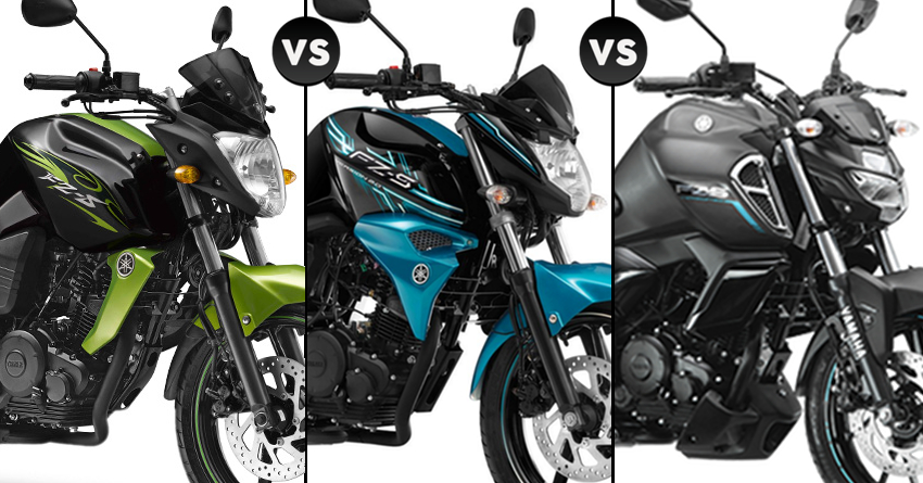 Yamaha FZS V1 vs V2 vs V3