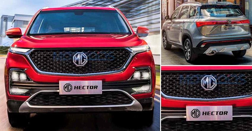 MG Hector SUV Officially Revealed