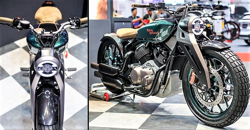 Royal Enfield Bobber 838 Showcased at BIMS 2019