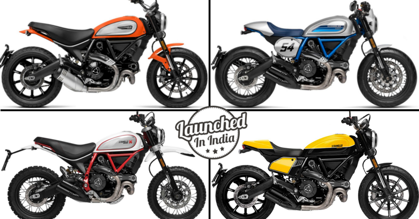 2019 Ducati Scrambler 800 Series Launched in India