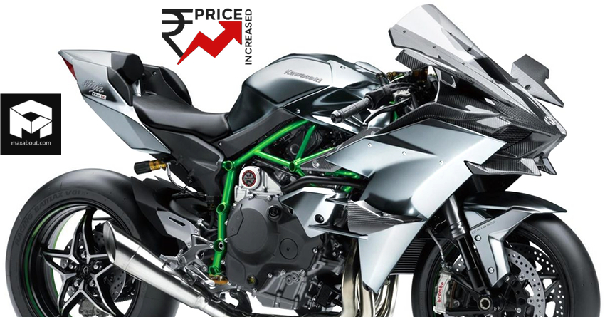 Kawasaki Ninja H2R Price Increased - Kawasaki Ninja H2R Price Increased by INR 3.80 Lakh in India Kawasaki Ninja H2R Price Increased