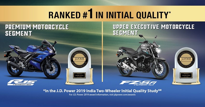 Yamaha R15 and FZ Ranked First