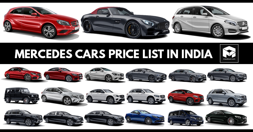 Latest Mercedes-Benz Cars Price List