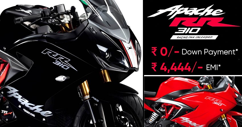 TVS Apache RR 310 EMI Offer