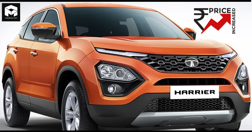 Tata Harrier Price Increased - Tata Harrier SUV Price Increased by INR 31,000 in India Tata Harrier Price Increased