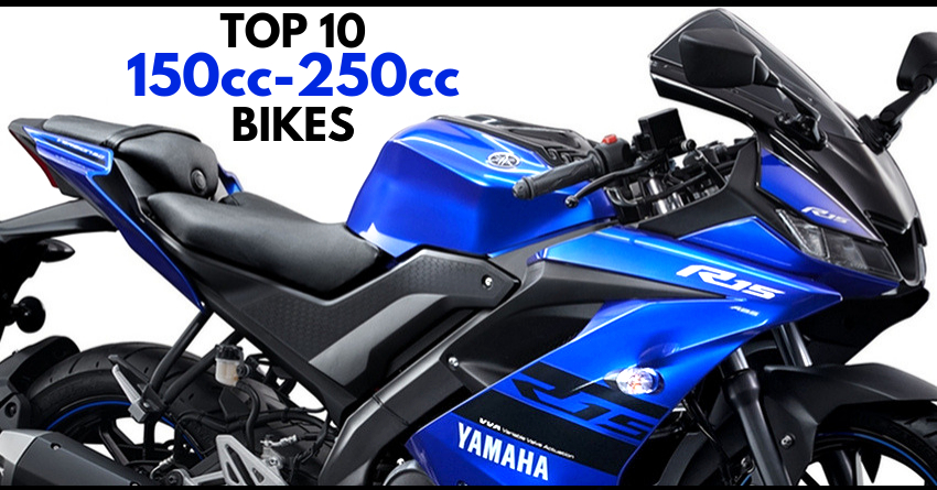 Top 10 Best-Selling 150cc-250cc Bikes