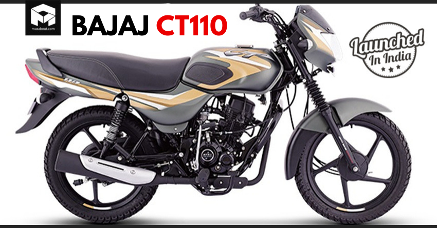 Bajaj CT110 with ASBS Launched