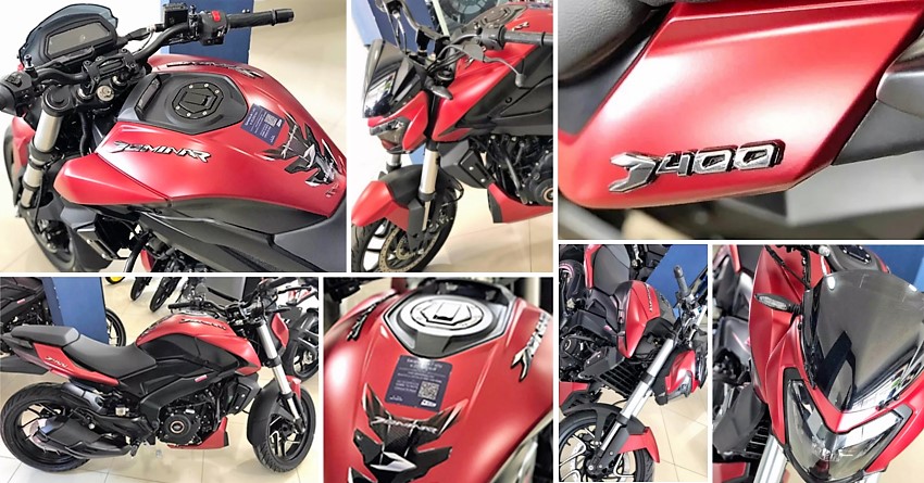 Meet International-Spec Matte Red Bajaj Dominar 400