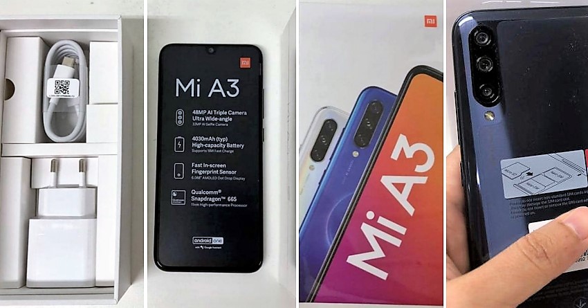 Xiaomi Mi A3 Spotted