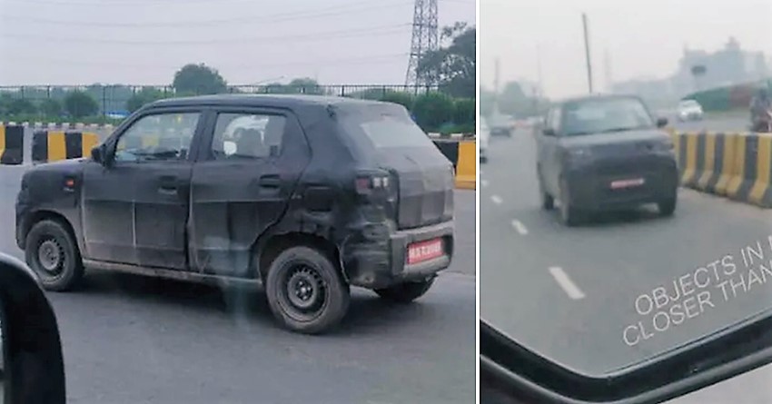 Maruti Suzuki S-Presso Micro SUV Spotted