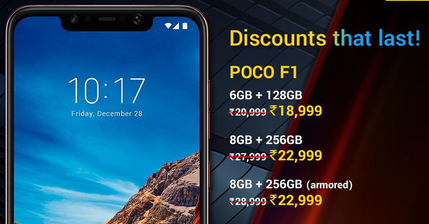 POCO F1 Smartphone Price Cut