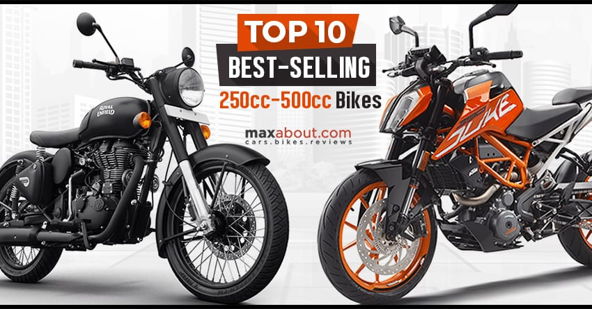 Top 10 Best-Selling 250cc-500cc Bikes