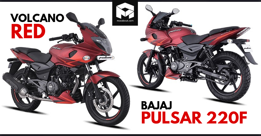 Volcano Red Bajaj Pulsar 220F